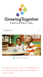 Mobile Screenshot of growingtogetherpreschool.org